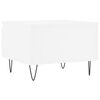 vidaXL Couchtische 2 Stk. Wei&szlig; 50x46x35 cm Holzwerkstoff