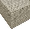vidaXL Gartensofa Grau 123 x 62 x 69cm Poly-Rattan