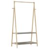 vidaXL Kleiderst&auml;nder mit Ablagen 96x45,5x150,5 cm Bambus