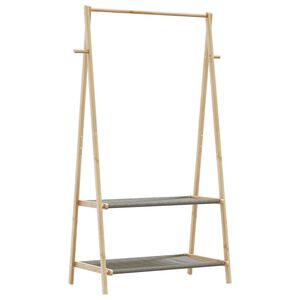 vidaXL Kleiderst&auml;nder mit Ablagen 96x45,5x150,5 cm Bambus