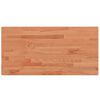 vidaXL Waschtischplatte 100x50x1,5 cm Massivholz Buche