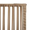 vidaXL Paravent 5-tlg. Beige Poly Rattan