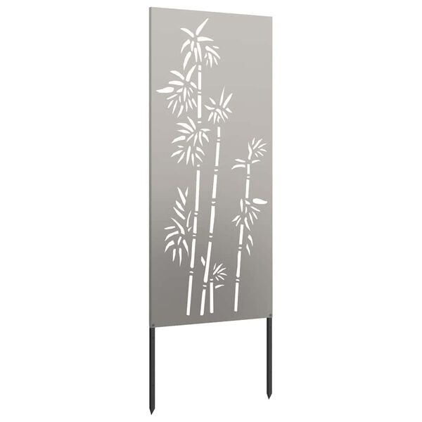 vidaXL Garten Sichtschutz-Leinwand Rostig 50 x 140 cm Wetterfeststahl