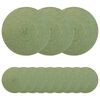 vidaXL Jute-Untersetzer 12 stk. Olivgr&uuml;n 100% Tossa-Jute