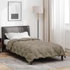 vidaXL Winterbettdecke Hellgrau 200 x 135 cm Mikrofaser