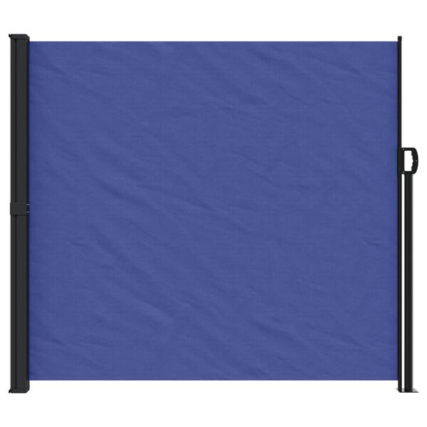 vidaXL Seitenmarkise Ausziehbar Blau 180x500 cm