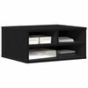 vidaXL Druckerst&auml;nder Schwarz Eichen-Optik 49 x 40 x 22.5 cm