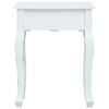 vidaXL Nachttisch Wei&szlig; 40 x 30 x 50,5 cm Holz