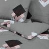 vidaXL Bettw&auml;sche-Set Grau 260x240 cm Baumwolle