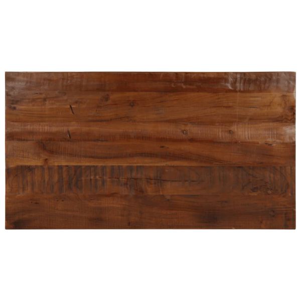 vidaXL Tischplatte 120x50x2,5 cm Rechteckig Altholz Massiv