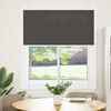 vidaXL Plissee Schwarz 115x100 cm Stoffbreite 114,4 cm Polyester