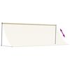 vidaXL Markise Einziehbar Creme 400x150 cm Stoff und Stahl