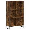 vidaXL B&uuml;cherregal 99,5 x 30 x 108,5 cm Holzwerkstoff Raucharbe