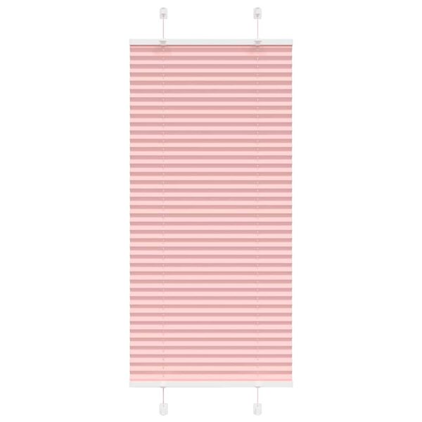 vidaXL Plissee Rosa 55x100 cm Stoffbreite 54,4 cm Polyester