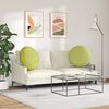 vidaXL Sitzkissen 2 pcs Hellgr&uuml;n &Oslash;80 x 29 cm Stoff