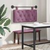 vidaXL H&auml;ngevorderseite Wandmontiert Lila 100 x 55 x 7 cm Samt