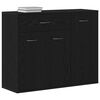 vidaXL Sideboard Schwarze Eiche 88x30x70 cm Holzwerkstoff