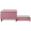 vidaXL Tagesbett Ausziehbar Rosa 90x200 cm Samt