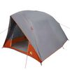 vidaXL Campingzelt mit Dach Grau und Orange 320 x 275 x 190 cm Taft