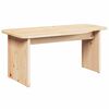 vidaXL Couchtisch 2 pcs Natur Massivholz Kiefer