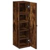 vidaXL Badezimmerschrank mit Rollenhalter R&auml;uchereiche 20,5x22x72 cm