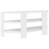vidaXL EckTVSchrank Hochglanz Wei&szlig; 102x40,5x45cm Holzwerkstoff
