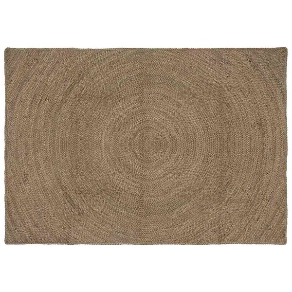 vidaXL Bereichsteppiche Rechtwinklig Grau 140 x 200 cm Jute