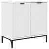 vidaXL Waschbeckenschrank Wei&szlig; 60,5 x 33,5 x 61 cm Holzwerkstoff