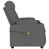 vidaXL Relaxsessel Dunkelgrau Stoff