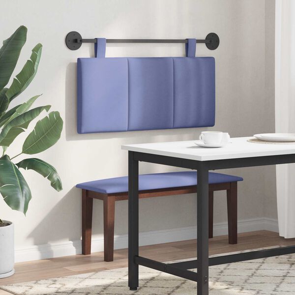 vidaXL H&auml;ngevorderseite Wandmontiert Jeans blau 90 x 55 x 5 cm Stoff