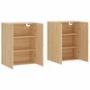 vidaXL Wandschr&auml;nke 2 Stk. Sonoma-Eiche 69,5x34x90 cm