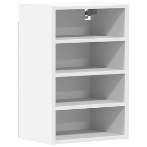 vidaXL H&auml;ngeschrank Riga Wei&szlig; 40x29,5x60 cm Holzwerkstoff