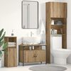 vidaXL Waschbeckenschrank Artisan-Eiche 80 x 30 x 60 cm Holzwerkstoff