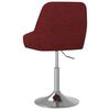 vidaXL Barhocker Weinrot Stoff