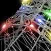 vidaXL Rentierkopf mit 140 LEDs Bunt 68 x 36,5 x 62,5 cm Acryl