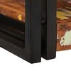 vidaXL Nachttisch Braun und Schwarz 38 x 33 x 58 cm Massivholz Altholz