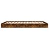 vidaXL Bettgestell ohne Matratze R&auml;uchereiche 120x190 cm Holzwerkstoff