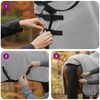 vidaXL Pferdedecke Hellgrau und Rosa Polyester