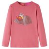 vidaXL Kinder-Langarmshirt Altrosa 128
