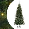vidaXL K&uuml;nstlicher Weihnachtsbaum Gr&uuml;n 180 cm PE und PVC