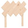 vidaXL Seniorenbett mit Kopfteil 90x200 cm Massivholz