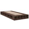 vidaXL Bettgestell Braun Eichen-Optik 90x200 cm Holzwerkstoff