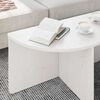 vidaXL Couchtisch 2 pcs Wei&szlig; Massivholz Kiefer