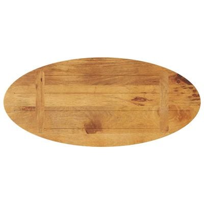 vidaXL Tischplatte 80x40x2,5 cm Oval Massivholz Mango