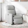 vidaXL Relaxsessel Elektrisch Wolkengrau Stoff