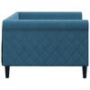 vidaXL Tagesbett Blau 90x200 cm Samt