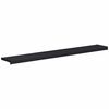 vidaXL Fensterbank Anthrazit mit Holzmaserung 140 x 25 x 4,5 cm PVC