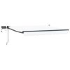 vidaXL Manuelle Gelenkarmmarkise mit LEDs 3,5 x 2,5 m