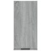 vidaXL Wand-Badschrank Grau Sonoma 32x20x67 cm