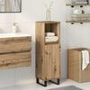 vidaXL Badschrank Artisan-Eiche 30x30x100 cm Holzwerkstoff